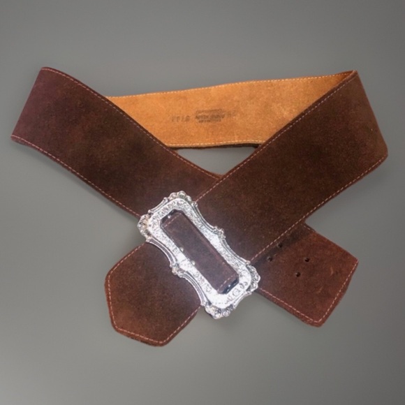 Vintage ANNE KLEIN Vintage Brown Leather Belt main image 4